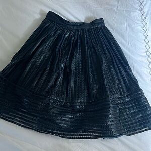 Maje black and navy skirt